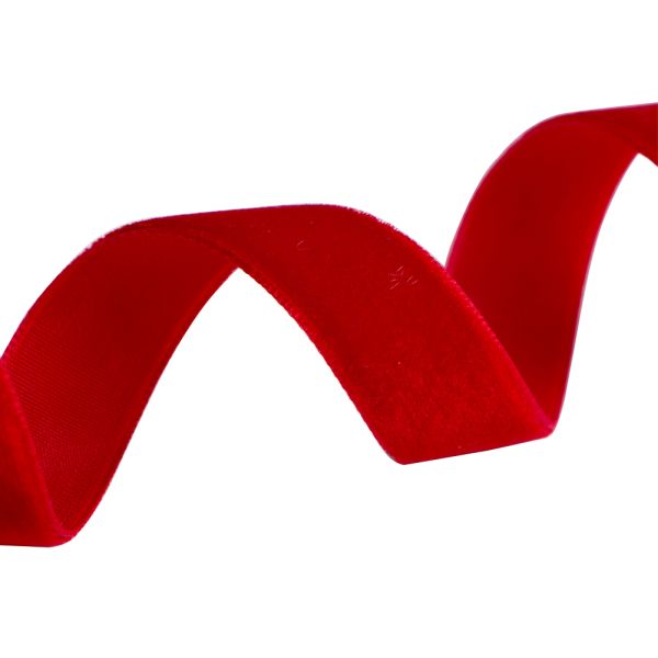 2" Width Polyester Velvet Ribbon with Solid Color Pattern