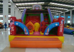 China Happy Backyard Inflatable Water Slid 7 X 4 X 5m , Huge Inflatable Water Slide Safe Nontoxic on sale