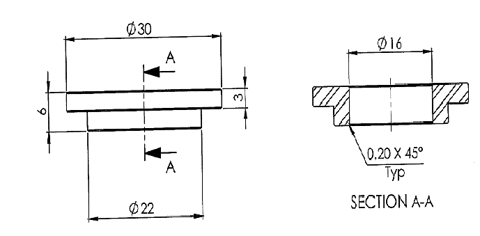 Cable End Fittings Stepped Washer Weld Washer Safety Washer