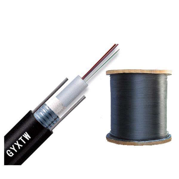 PE Material Fiber Optic Patch Cord G652D Singlemode 12 Core Unitube Light Armored
