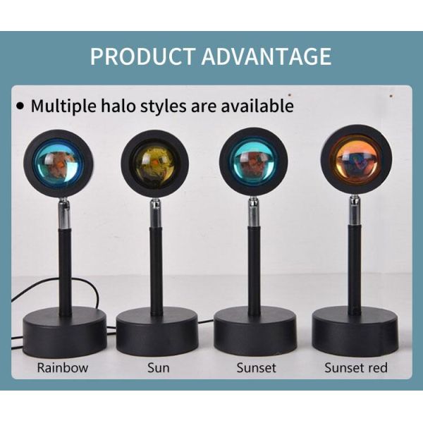 50w LED Sunset Projection Lamp Indoor Use For Bedroom Photography