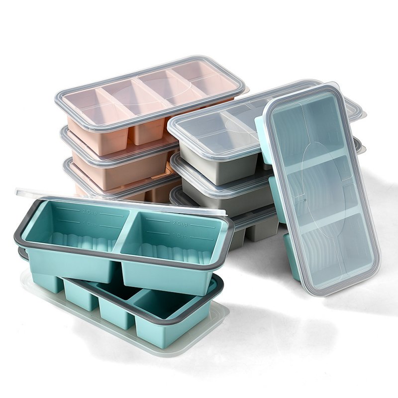 Food Grade Silicone Ice Cube Tray Mold | Flexible Reusable Ice Cube Maker Wholesale Factory