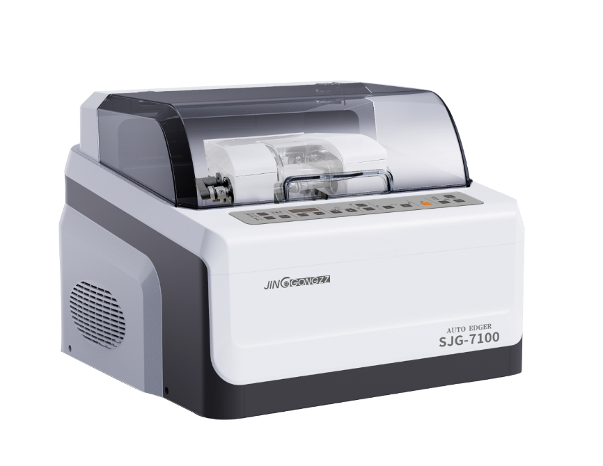 SJG-7100 automatic computer edge grinding machine,New model, with anti-skid program,universal anti-skid ability, Three modular options. The machine