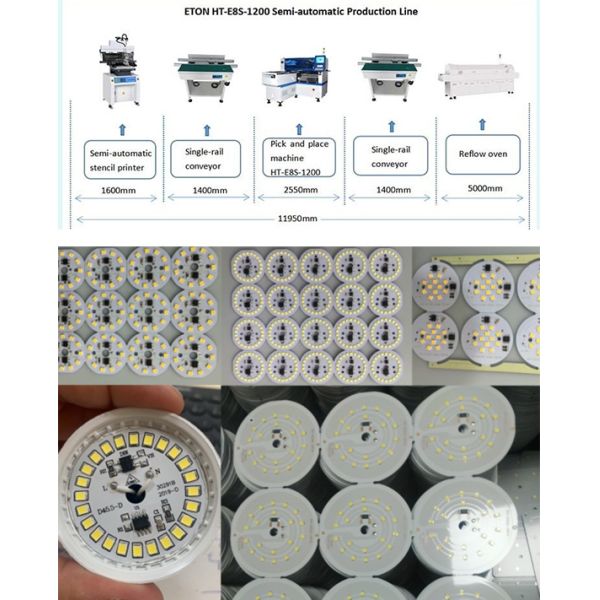 HT-E8S LED Tube Pick And Place Machine