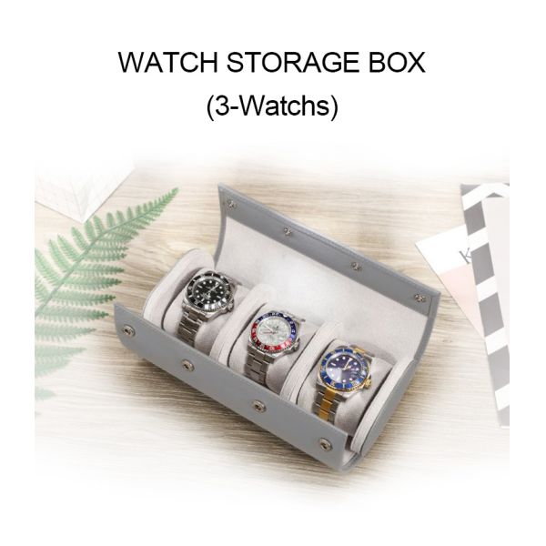 Travel Watch Case Leather Portable Luxury Watch Box Packaging Watch Roll Case