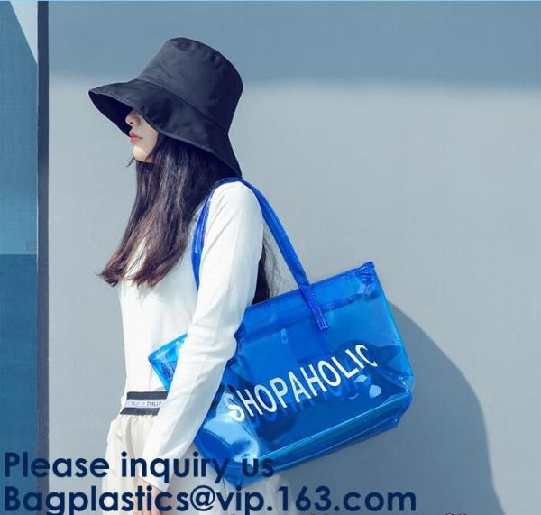 Designer Bag,Lady Fancy Bag,Wholesale PVC Beach Bag,Women Summer Beach Bag Vinyl PVC Tote Handbags Shoulder bags