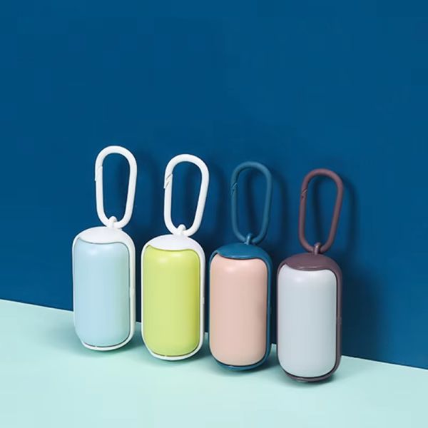 Customizable Clean-up Solution Portable Eco Friendly Biodegradable Pet Waste Poop Bag Roll Dispenser for Small Animals