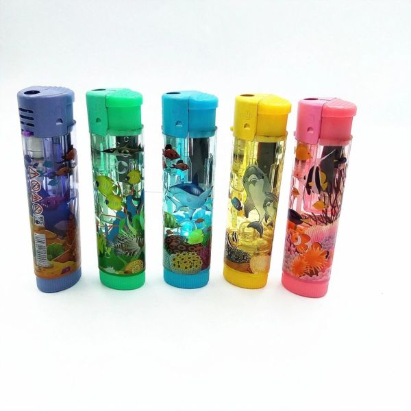 DY-1701 LED Lamp Plastic Gas Electric Fire Lighter Unique Style Customization