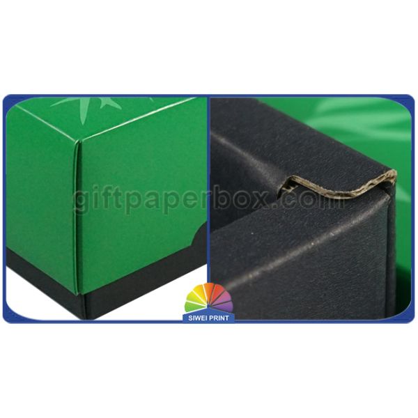 Durable F Flute Display Corrugated Mailer Box For Tea Gift Packaging
