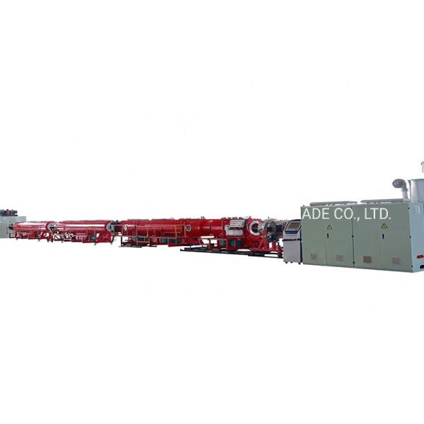 Deep Screw Channel Structure Separate Type Extruder Plastic PE Pipe Production Line
