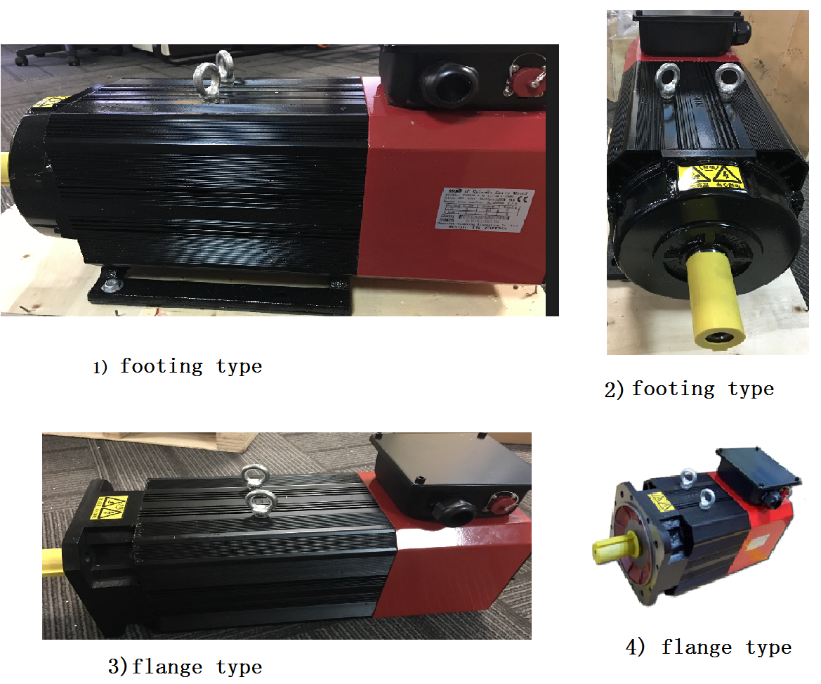 5.5kw spindle servo motor system