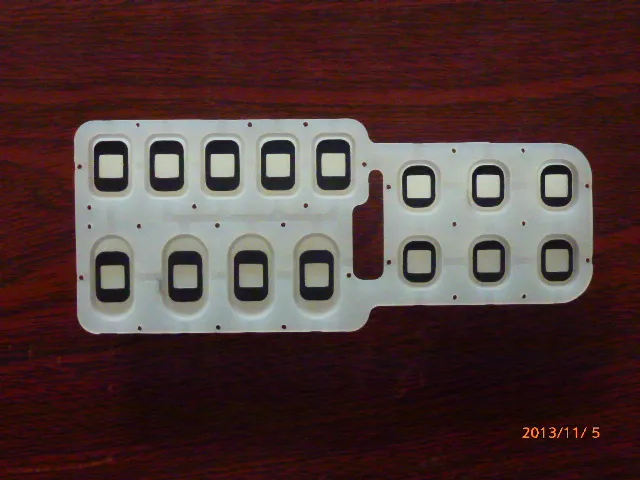 High Sensivity Control Overlay Silicone Rubber Button Keypad Keyboard