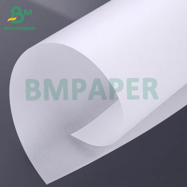 No Coating Tracing Paper Roll 20 In X 55 Yards Tracing Pattern White Translucent Paper