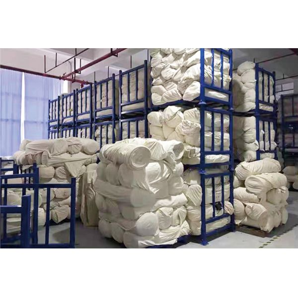 A19: Foldable Stacking rack Demountable Stacking rack for Canvas Textile Rolls Fabric Stackable Rack