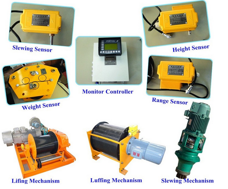 QTZ63 Top Kit Construction Tower Crane , building site cranes ISO CE Cetificate