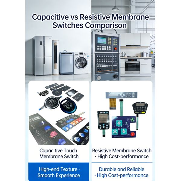 Capacitive Touch Panel with Long Lifespan and Multi Control Switch in Glossy or Matte Finish for Household Appliances
