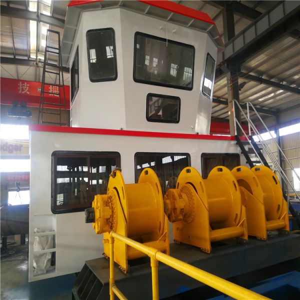 Siemens PLC System Cyclone Type Cutter Head Suction Pump Sand Dredger for River Sand