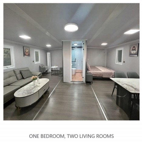 Portable Shipping Container Expandable Prefab Homes High Insulation