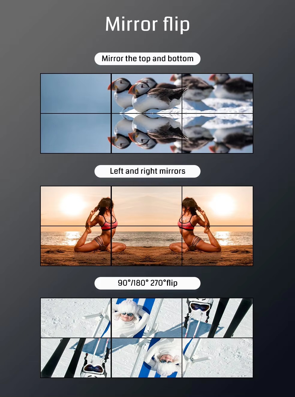 6 Screens Any Angle Splicing 8K60 Video Decoding 30 Layers Overlay Video Wall Controller Special-shaped Splicer