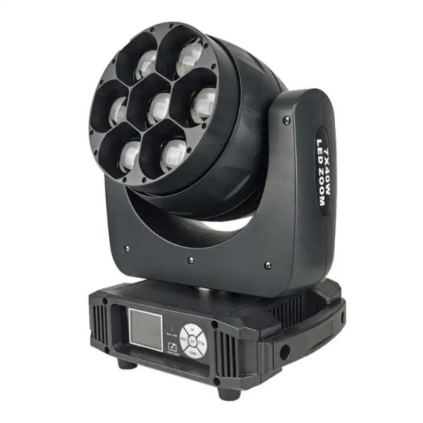 LED Light Source 7x40w Moving Head Stage Light for Professional Disco Show Performance