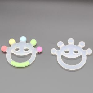 Food Grade Silicone Baby Teether Toys Non-Toxic Rattles