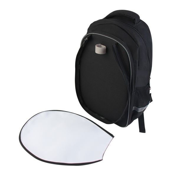 Customized DIY Logo Durable Polyester Zipper Closure Sublimation Tennis Pickleball Badminton Racket Bags