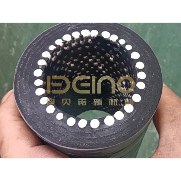 Impact Resistance Ceramic Hose Flexible ODM With Rubber Layer