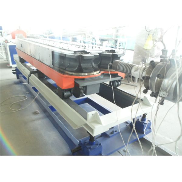 Plastic Flexible Corrugated Single Wall PE Plastic Extrusion Line With CE ISO9001 Certificate