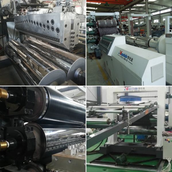 PE/PP/PS/HIPS/ABS/PVC Automatic Plastic Sheet Board Extrusion Extruder Making Machine