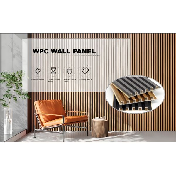 Decorative Interior WPC Wall Panel High Loading One Stop Finishing Solution