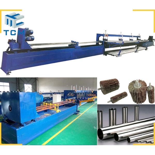 Steel Pipe Line Tube Inside Surface Automatic Pipe Polishing Machine