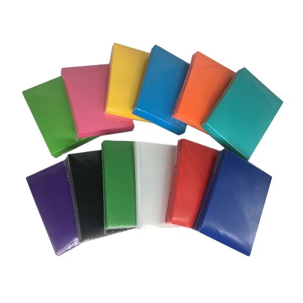 Excellent Smooth Surface Waterproof Solid Color Matt Gaming Display Card Protection Sleeve Packaging & Printing Product