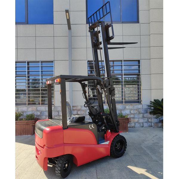 Durable 3meters 3tons Four Wheels Full Electric Forklift Suitable for large tonnage and high lifting with CE certificate