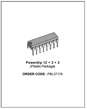 PBL3717A Programmable IC Chips STEPPER MOTOR DRIVER pcb driver circuit board