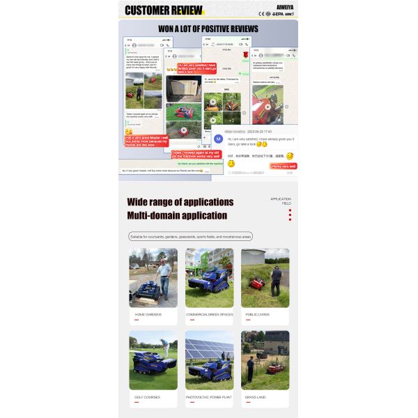 Versatile FLAIL MOWER for Multi-Scene Grass Cutting Work, Powerful Cutting Performance, Compact Structure, Easy Storage