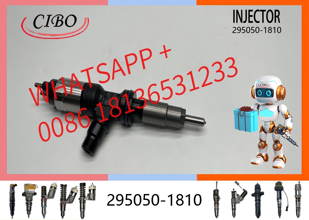 original 295050-1810 Common Rail Fuel Injector for C4.4 Engine 320GC 315F 420F2 910M Excavator Diesel Injector 418-3229 392-1368 20R-2479 T413878