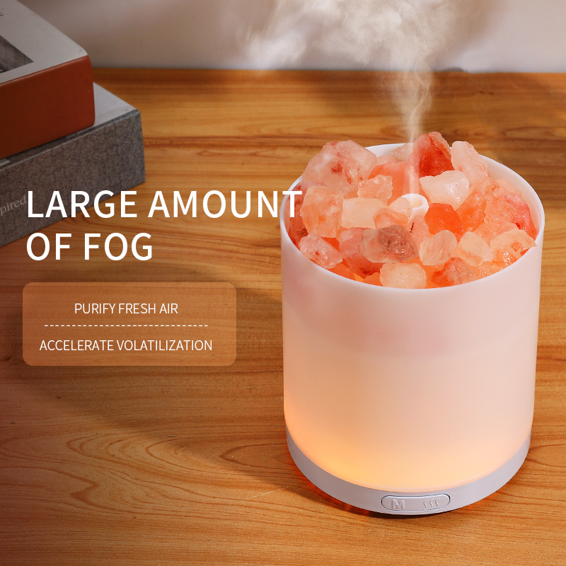 New Design Atmosphere Lamp Home Salt Stone Large Essential Oil Diffuser Ultrasonic Humidifier