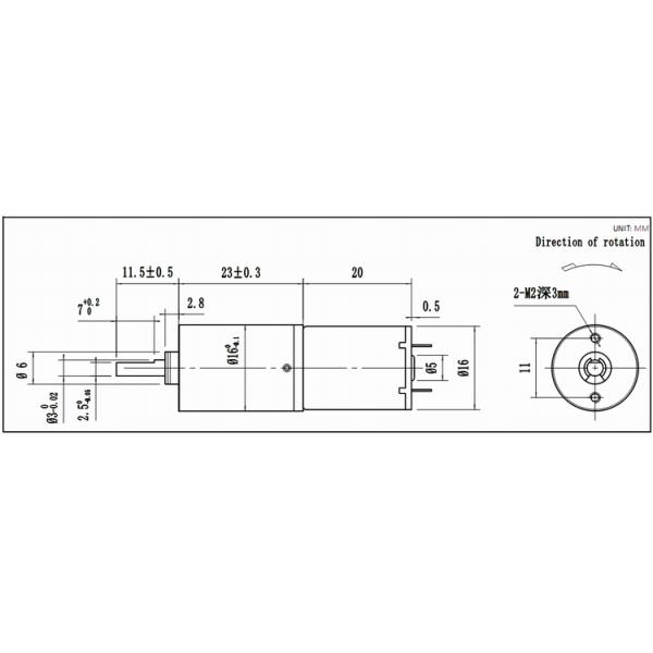 6V 12V planetary gear DC coreless motor