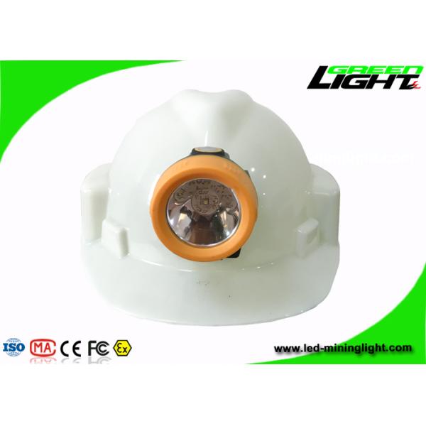 10000lux Rechargeable Led Mining Cap Lamp 3.8Ah Battery Capacity With USB Charger