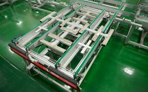 Quality PV Modules Rotation Conveyor Solar Panel Production Line , Solar Panel Assembly Equipment for sale