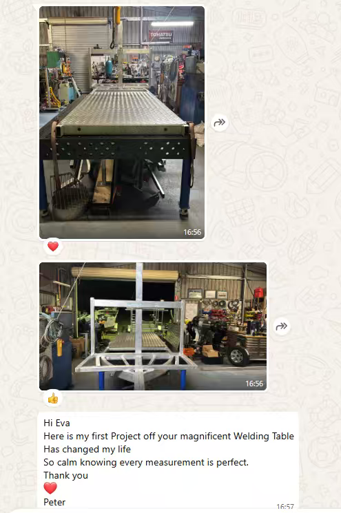 D16 Welding Table Industrial Grade Steel Fabrication Table with High Stability