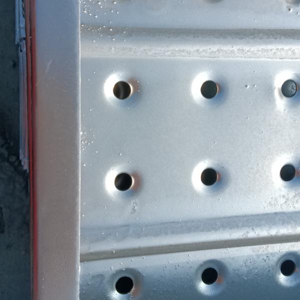 Customized Length Steel Staging Plank With Hot Dip Galvanized Surface