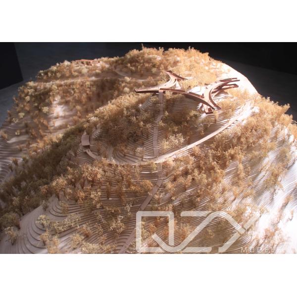 Handcraft Scale Architectural Landscape Model Tanglang Mountain Park