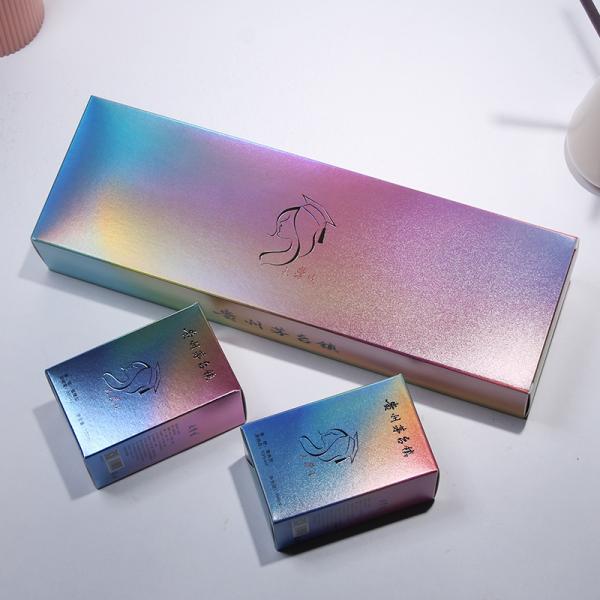 Custom Printed Packaging Paper Boxes For Wine Colorful Boxes For Premium