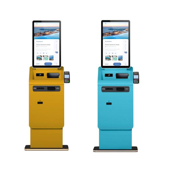 Self Service Kiosk with 1920*1080 Resolution Multiple Payment Methods and Passport Scanner Terminal