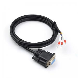 Quality DB9 Female Connector RS232 Serial RXD TXD GND Port to 3-pin Terminals Exapansion Cable for sale