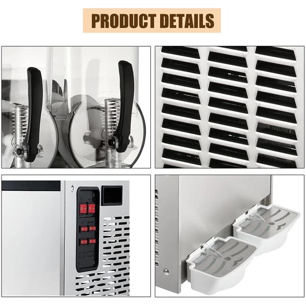 Commercial slash machine slush granita machine