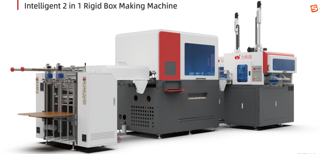 LY-HB3000B Intelligent 2 In 1High-Speed Rigid Box Making Machine ( Within Bubble Pressing) /Automatic Rigid Box Making Machine/Packing Box Making