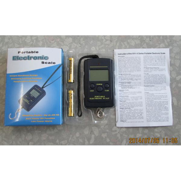 Dark Blue Portable Electronic Luggage Scale With Low Battery Indication