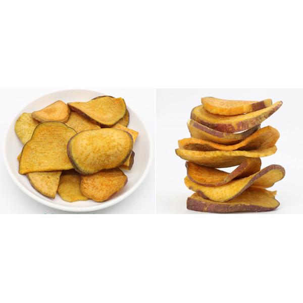 Sweet Potato Vegetable Chips Making Machine High Performance Capacity 50kg/ Batch